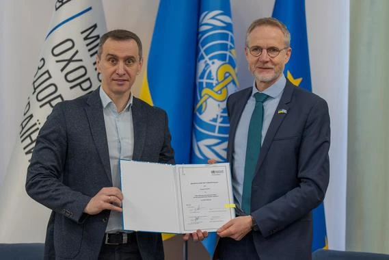 МОЗ та ВООЗ підписали дворічну угоду про співробітництво