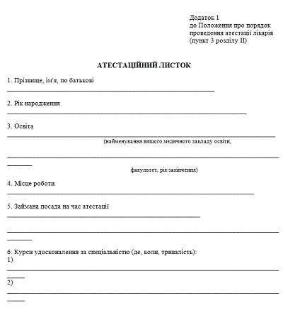 4 ключові документи для атестації лікарів 4 ключові документи для атестації лікарів