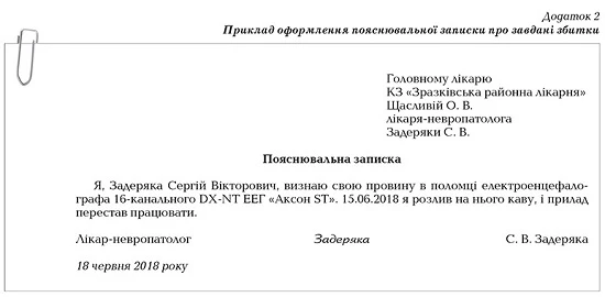 Стягнути шкоду з медпрацівника: зразки всіх документів Стягнути шкоду з медпрацівника: зразки всіх документів