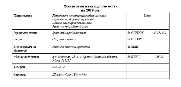 Финансовый план КНП: как составить Финансовый план КНП: как составить