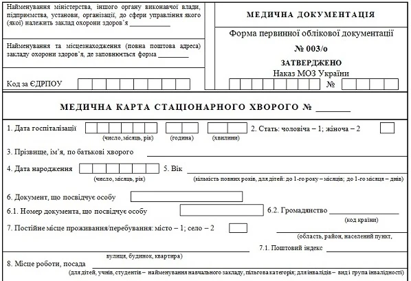 Документація поліклініки і стаціонару: 5 обов'язкових бланків Документація поліклініки і стаціонару: 5 обов'язкових бланків
