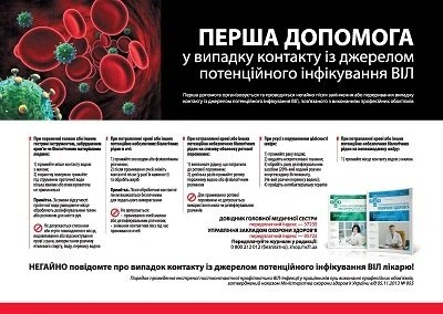 Санбюлетень «ВІЛ-інфекція: перша допомога у випадку контакту з джерелом інфікування» Санбюлетень «ВІЛ-інфекція: перша допомога у випадку контакту з джерелом інфікування»
